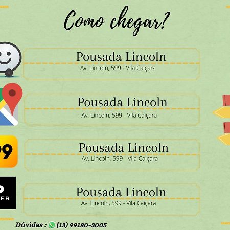 Pousada&Hostel Lincoln Praia Grande Zewnętrze zdjęcie